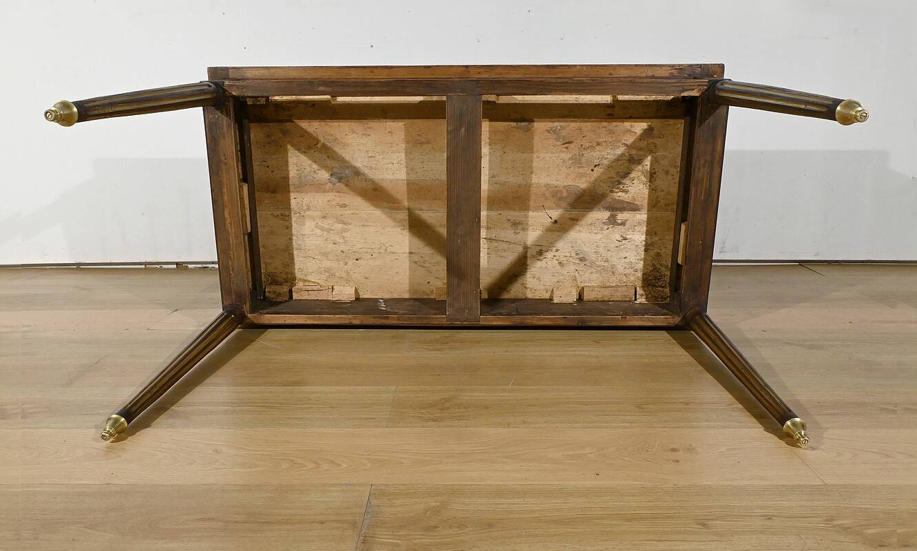 Mahogany Bureau Plat, Louis XVI style - 2nd part of the 19th century