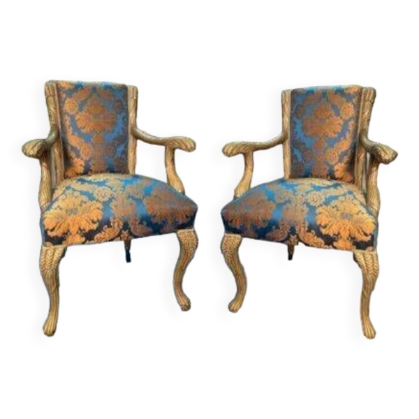 Fauteuils style Louis XV