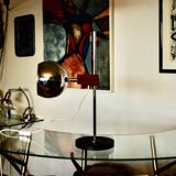 Vintage eye ball desk lamp from switzerland temde 1970