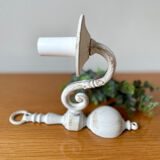 Applique murale patine blanc shabby