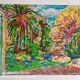 Pierre Lacroux (1909-1993) Gouache - 24 x 32 cm -landscape - September 78
