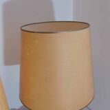 Lot de 2 lampes Hollywood Regency, années 1960/70, en laiton