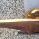 Pair of Scandinavian wall lights, teak, brass and opaline, vintage, 60s