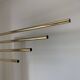 Vintage 1970s adjustable gold floor lamp by Goffredo Reggiani