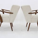 1960s Pair of Resored Armchairs, Czechoslovakia
