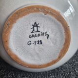 Vase pique flowers floral motif orchies moulin 7 g.123