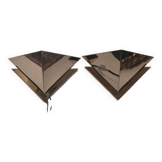 Pair of JT Kalmar wall lights, contemporary design, 1960, 70, Austria