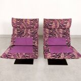Saporiti chairs in Missoni fabric