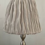 Vintage brushed aluminum lamp