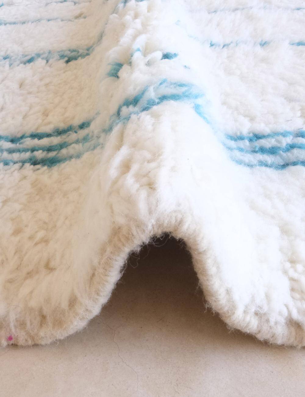 Blue Berber Rug - 280 x 214 cm