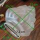Applique torche globe flamme