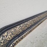 Louis Philippe Napoleon III mirror in decorated gilded wood - 1m70