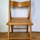 Chaise pliante cannée