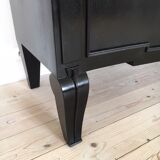 2-door buffet by André Arbus circa 1940 in black tinted accajou