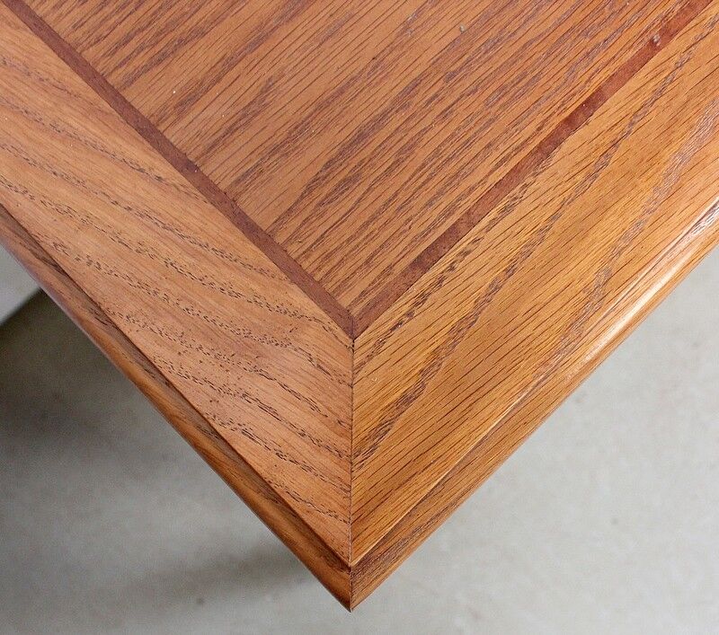 Table end of sofa in solid blond oak – 1950