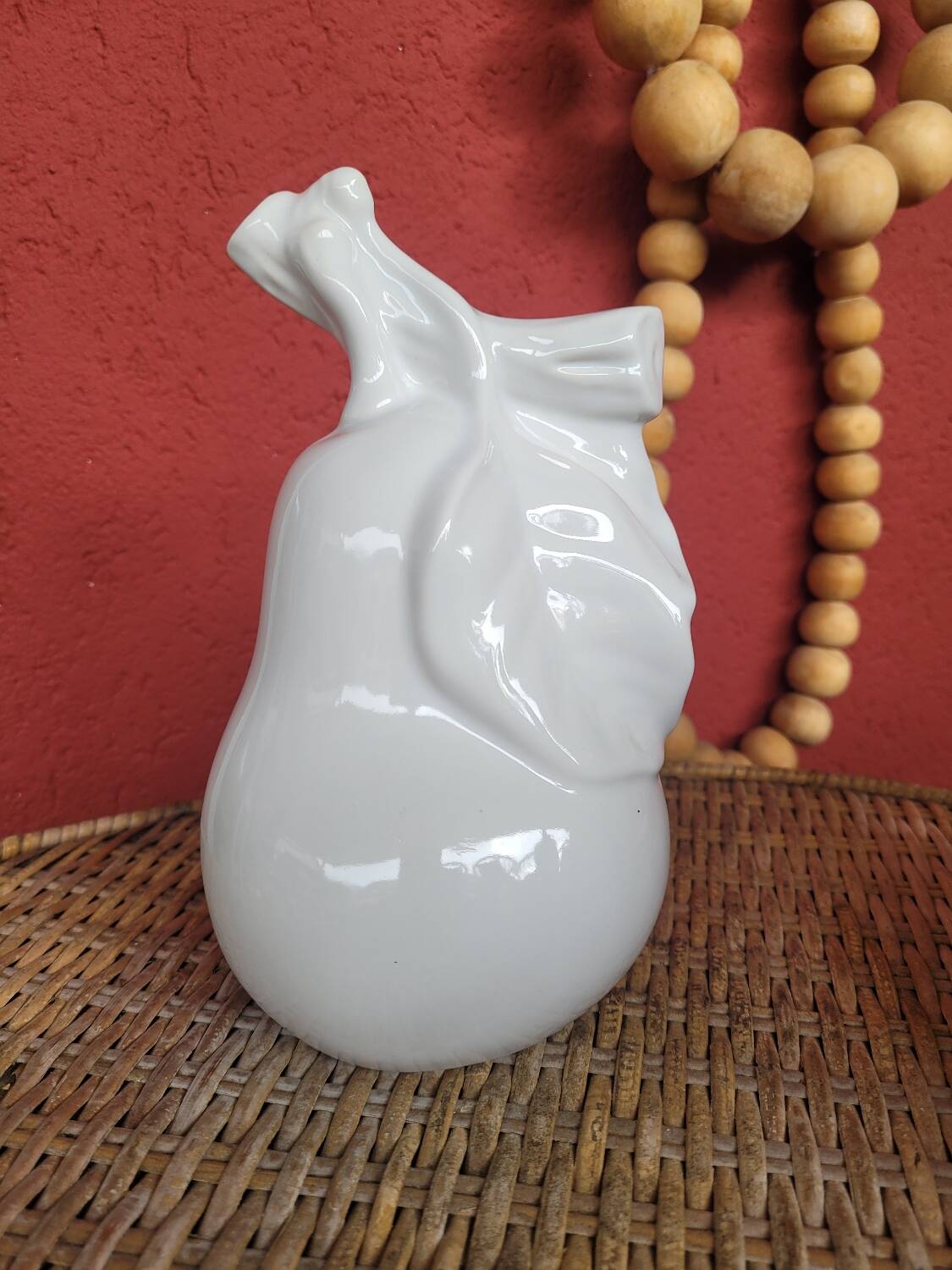 Porcelain pear soliflore vase