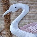 Bird and foliage tapestry stamped from the 70s