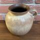 Vase ou pot brun-beige avec anse Scheurich 605-16, céramique ouest-allemande du milieu du siècle