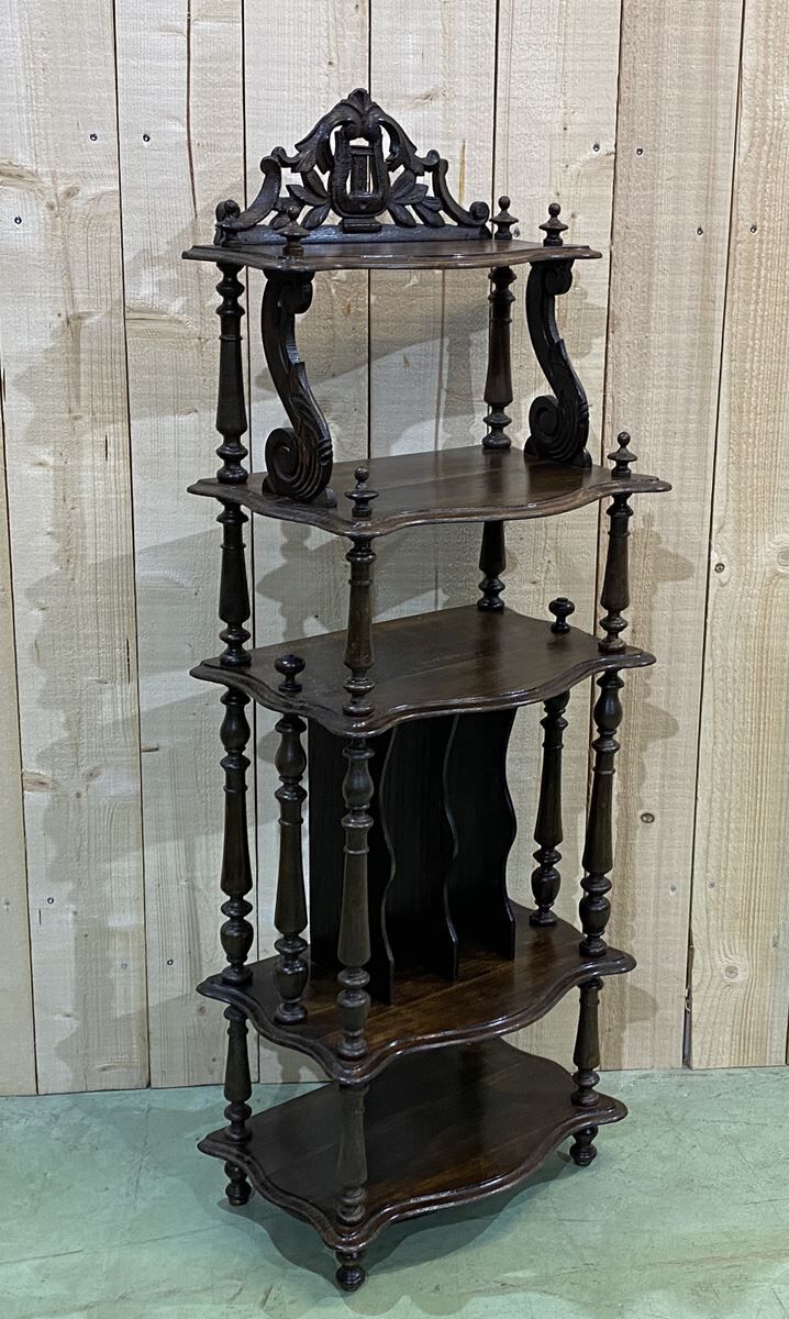 Napoleon III beech music furniture - late 19th century