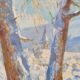 Tableau paysage d'hiver