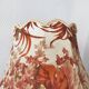 Vintage fabric lampshade large volume