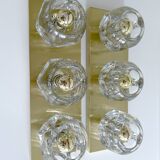 Pair of large vintage architectural wall lights