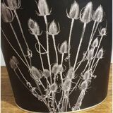 Vintage Office Paper Basket Massilly 60's Metal