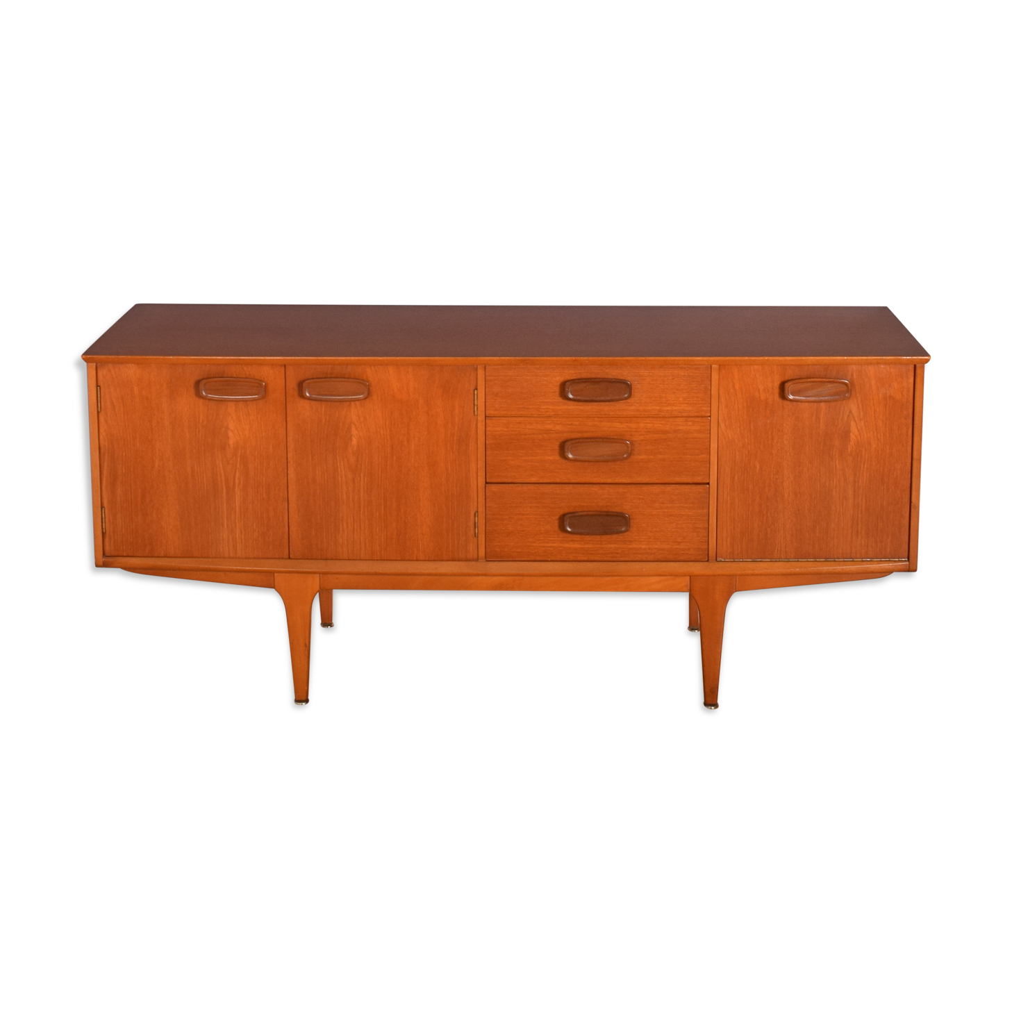 Restored Teak 1960s Retro Long Sideboard By Jentique