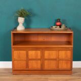 Retro Teak 1960s Nathan Squares Mid Century Sideboard TV Cabinet