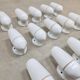 Midcentury Bauhaus style wall lamps Wilhelm Wagenfeld Lindner