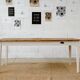 Firm table feet spindles cream
