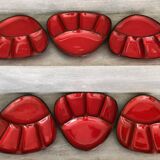 6 Assiettes à compartiments
