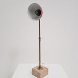 Vintage lamp in marble and brass