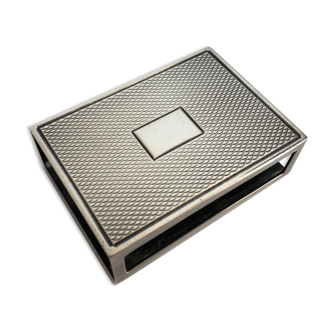 Small box stores silver Hermes matches, 1970 (rare)
