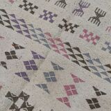 Berber carpet handmade in natural wool