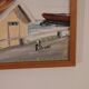 Mid Century Oil on Canvas – “Port View” by Rita Hansen – Vintage & Framed