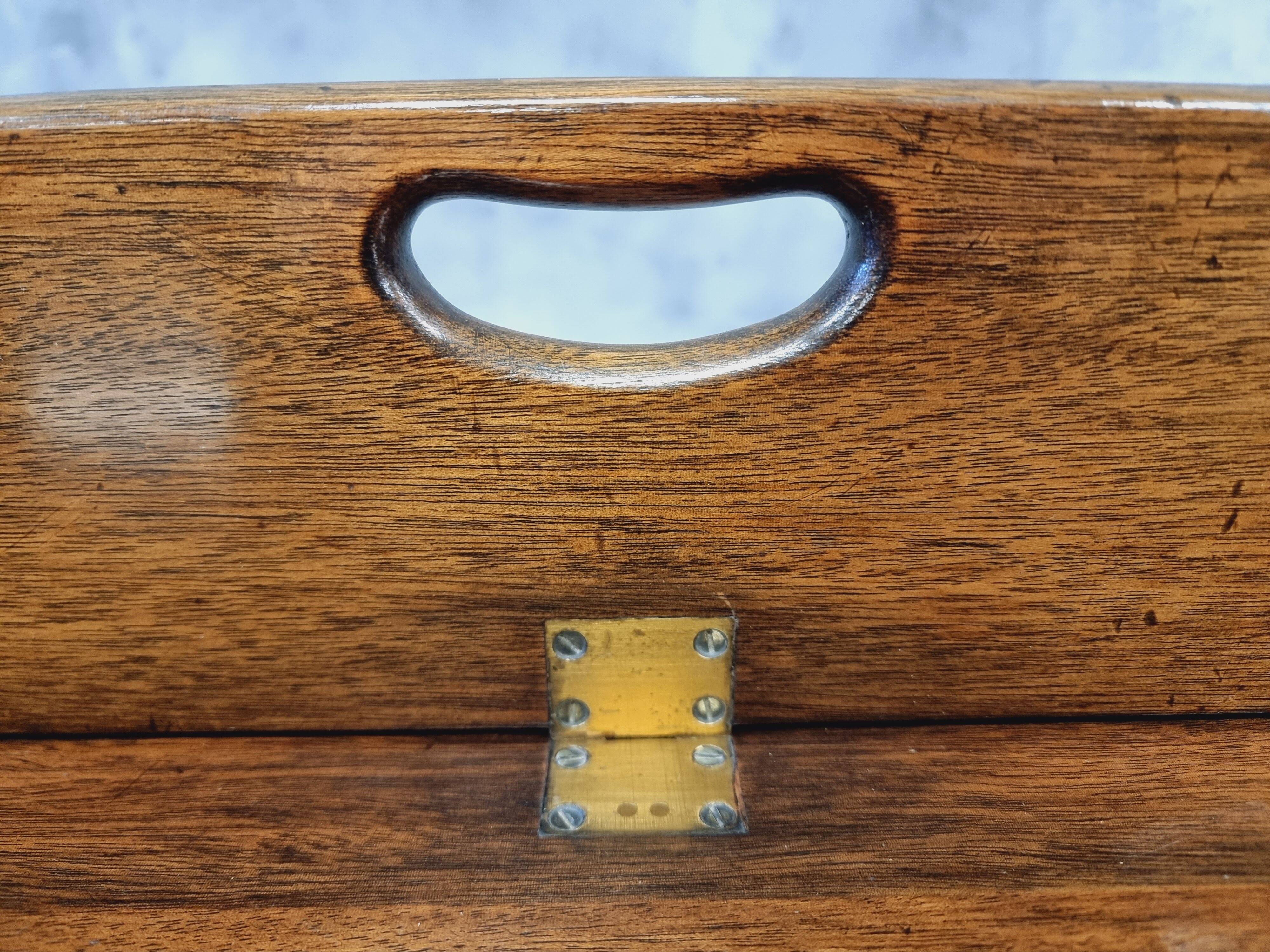 Vintage mahogany butler coffee table 90 x 145 cm