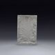 Plaster bas-relief depicting an acanthus leaf, inspired by Roman art.