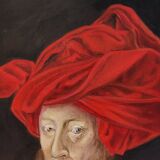 Oil painting - Art - portrait with a turban