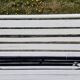 Iron and wood bench of the 50s foldable