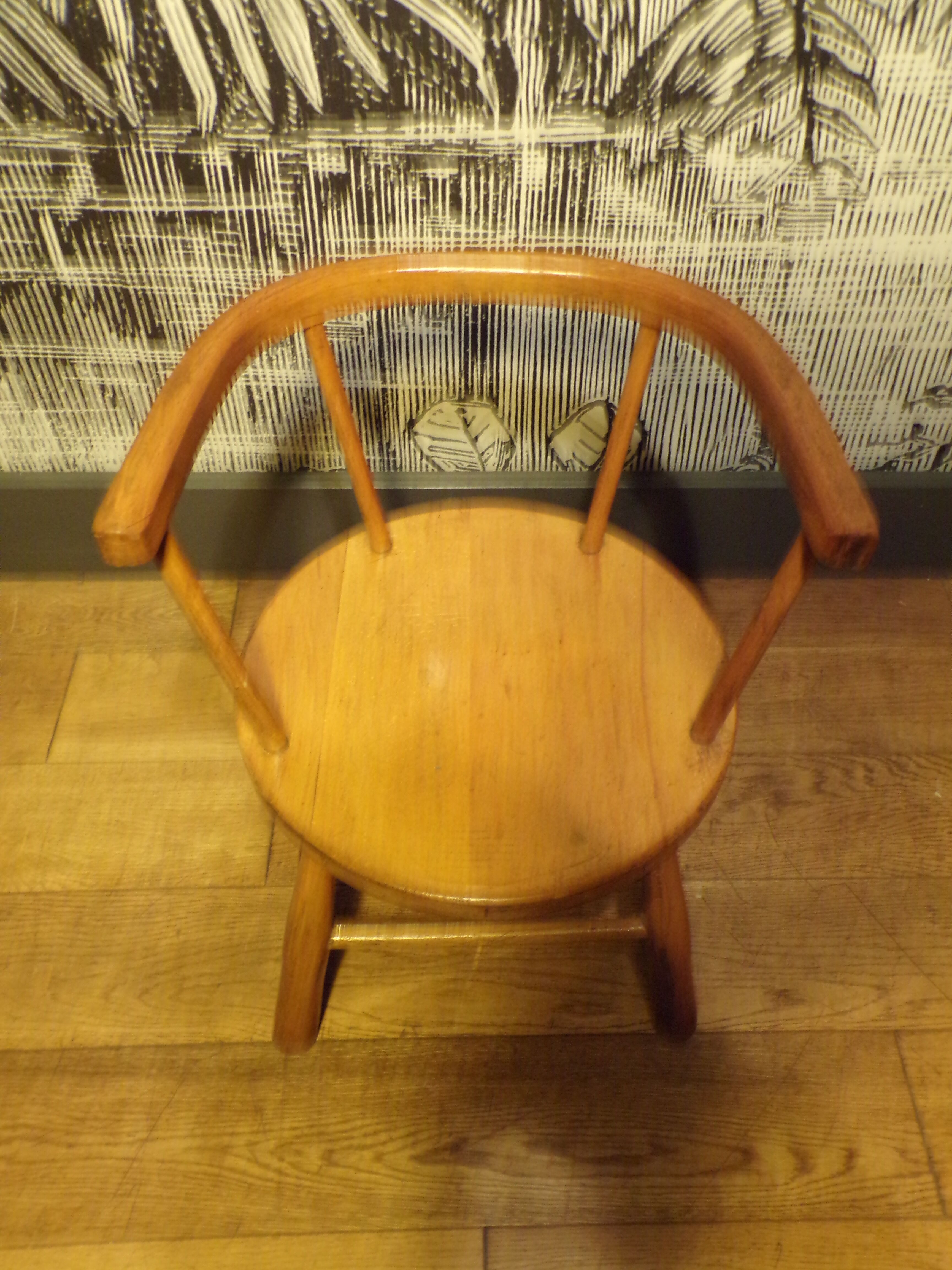 Vintage wooden children's chair