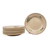Dessert plates x10 - Moulin des Loups - Orchies