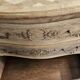 Louis XV style curved chest of drawers with 4 drawers in raw solid oak