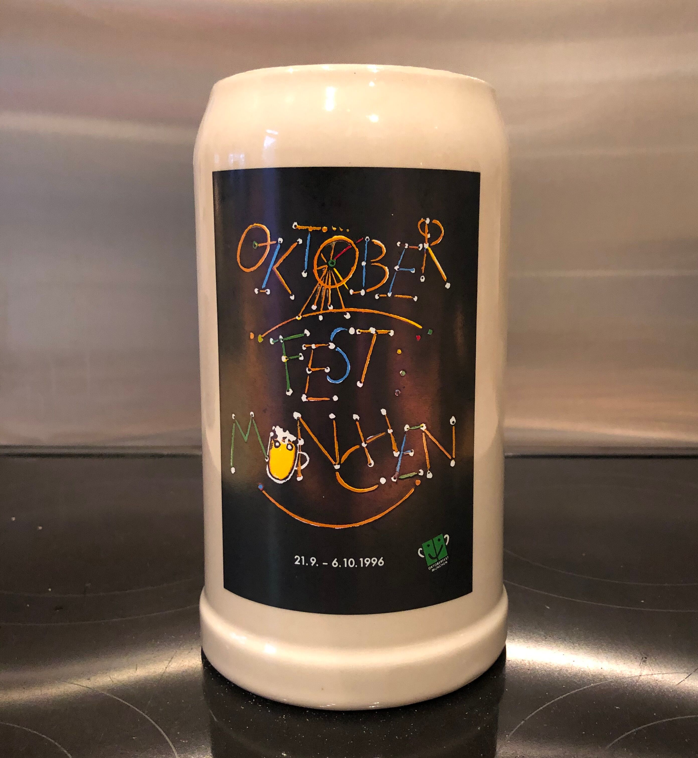 Large 1 litre beer mug