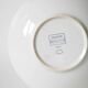 Plat rond de présentation Salins, design, blanc, 1960