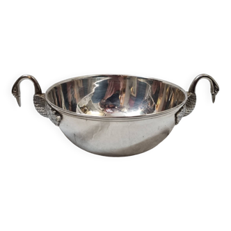 Silver Swan Fruit Basket