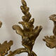 Paire de chandeliers en bronze 19ème