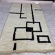 Handmade wool rug size 150 x 250 cm