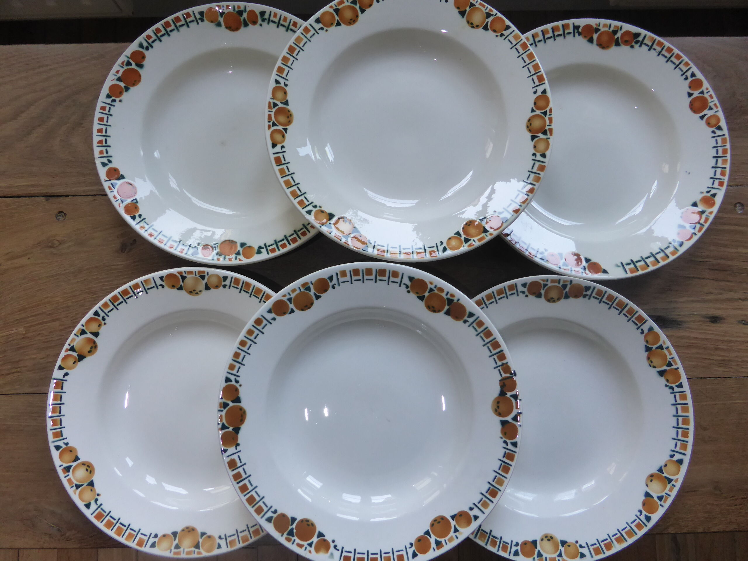 6 hollow plates Ceranord St amand model Cotentin 200885