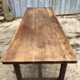 Antique solid oak farm table